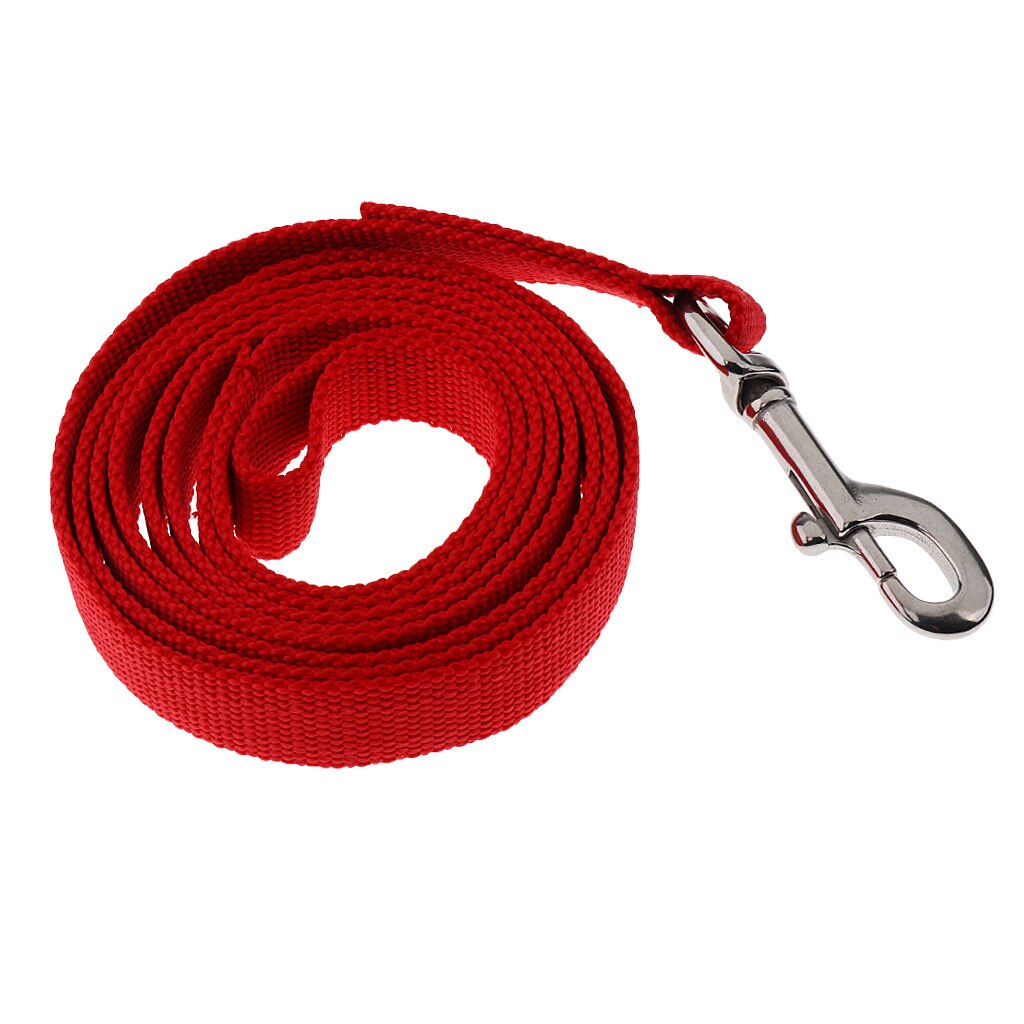 6.56 feet Equestrian Horse Lead Rope Cotton Weave Webbing Rein with Solid Snap Clip Tail Hand Wrist Loop