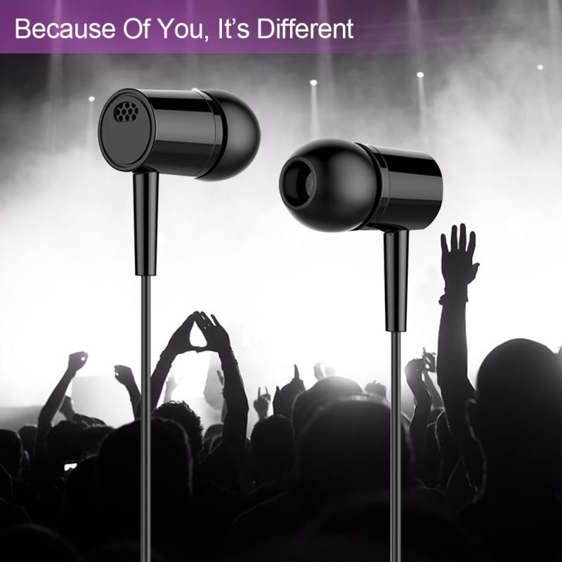 Earbuds 3.5mm With Microphone Earphones Stereo Noise Reduct High Fidelity Sound Subwoofer For Samsung Laptop Tablet Phone PC