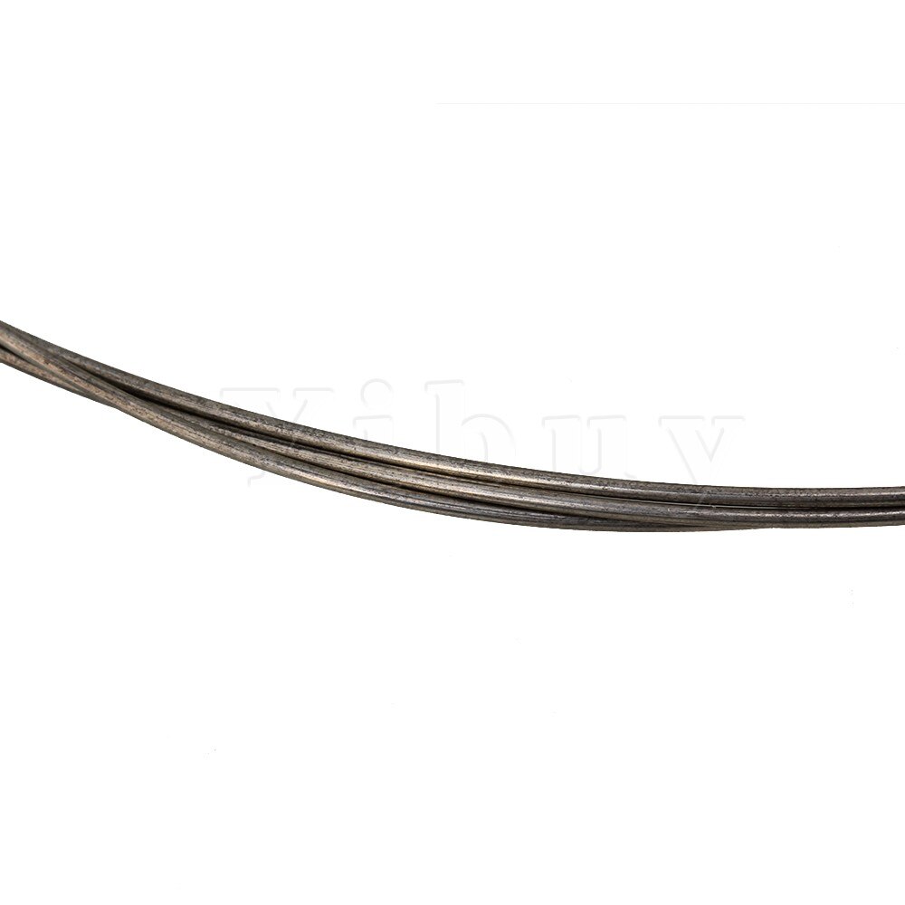 Yibuy Silver Tone 3.28Ft Piano Music Wire 14# Musical Instruments Accessories