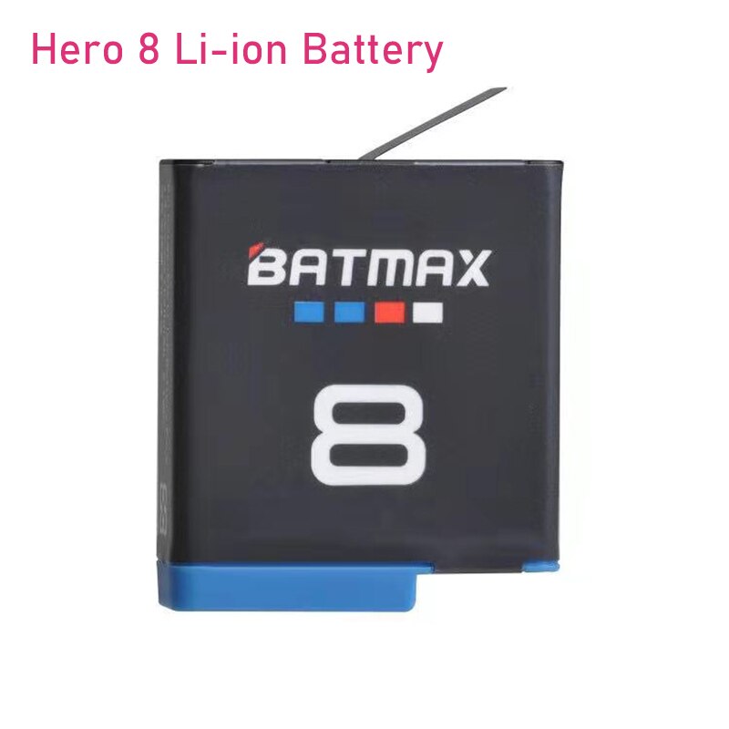 Originele Batmax Voor Gopro Hero 8 Li-Ion Batterij Zwart Hero 8 Black Gopro Hero 7 Cam Akku + Led Usb lader
