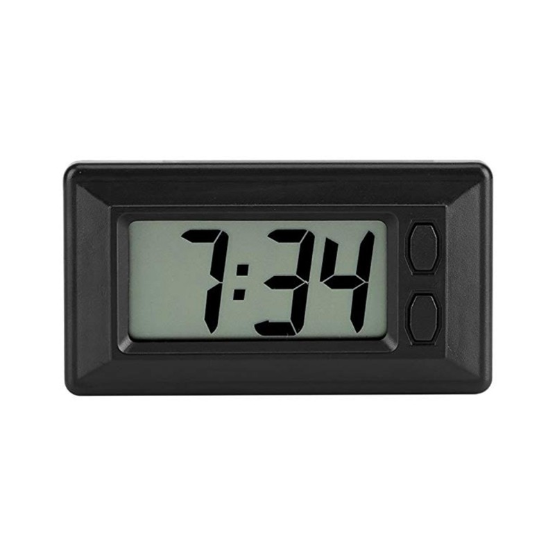 LCD Digital Clock Table Car Dashboard Desk Electronic Clock Date Time Calendar Display