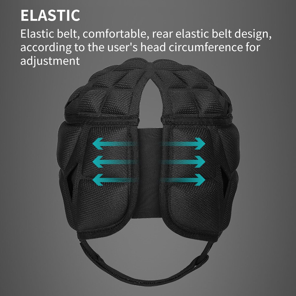 Voetbal Hoofd Beschermende Verstelbare Riem Rugby Helm Ademend Cap Accessoires Anti Collision Outdoor Sport Gewatteerde Hoofdbeschermer