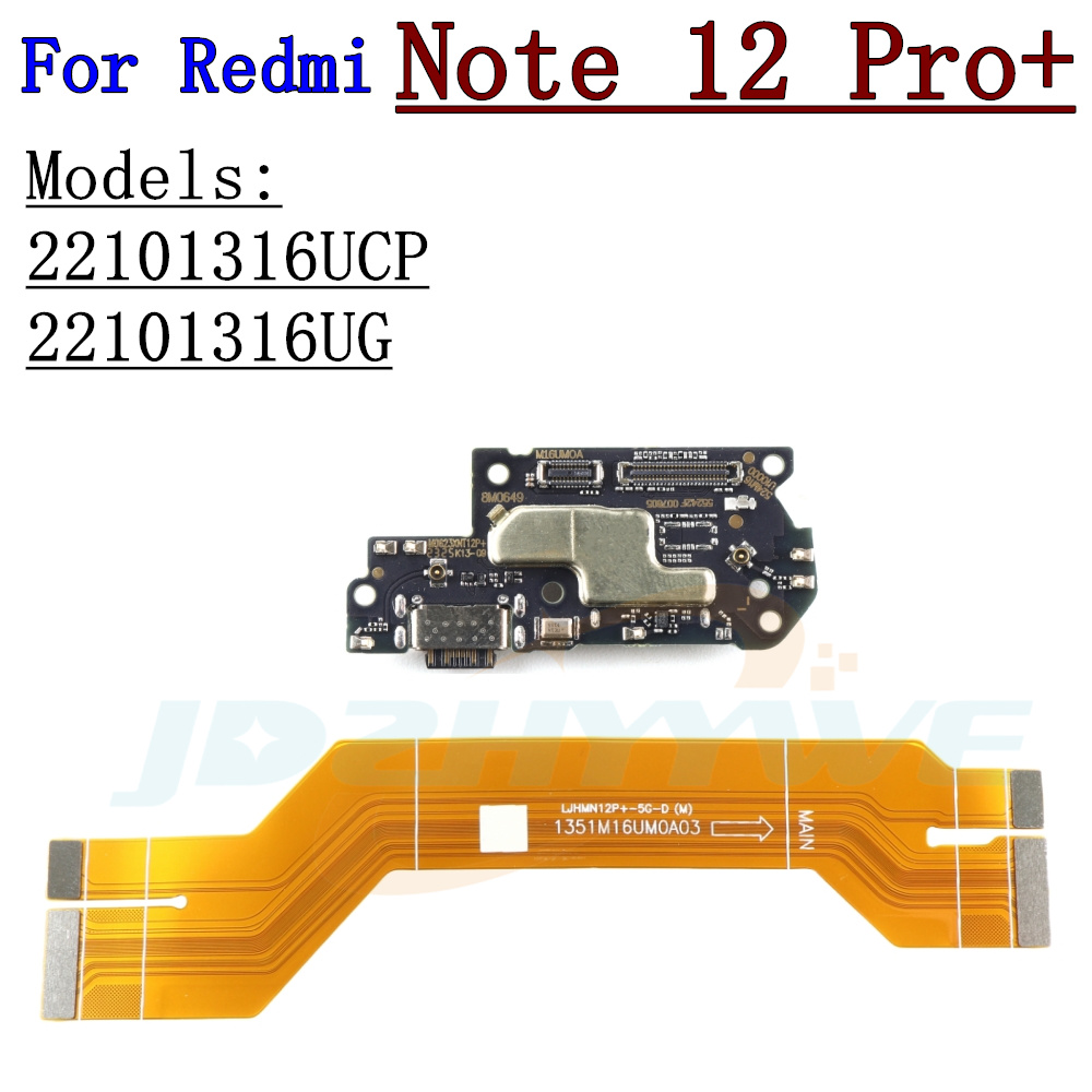 USB-Ladeanschluss SIM-Kartenleser-Anschlussplatine für Xiaomi Redmi Hinweis 9S 9 10 10s 11 11s 12 12S 13 Profi+ 5G 4G Hauptflexkabel