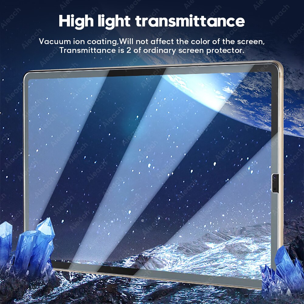 3-Pack Tempered Glass Screen Protector for Samsung Galaxy Tab S Series - 15D Curved Edge