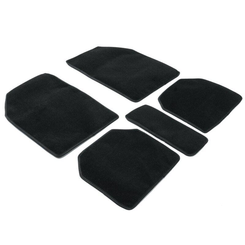 Velvet Universal 5X Car Floor Mats Rug Carpet All-Weather Full Fit for Truck SUV