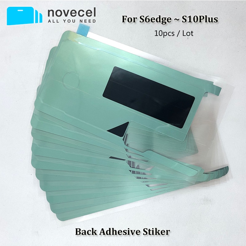 10pcs/Lot LCD Screen Back Adhesive Tape for Samsung Galaxy S10 S10 Plus S10E S6dge S7edge S8 S8+ S9 S9+ Plus