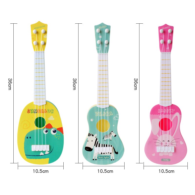 Baby Toys Beginner Classical Ukulele Guitar Educational Musical Instrument Toy for Kids Funny Toys For Girl Boy