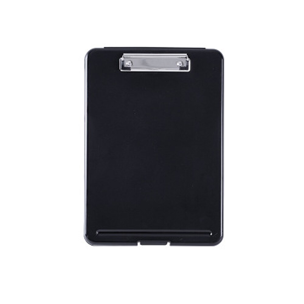Boîte à presse-papier A4, mallette de rangement Durable et étanche pour le classement de documents et fournitures de bureau: Black