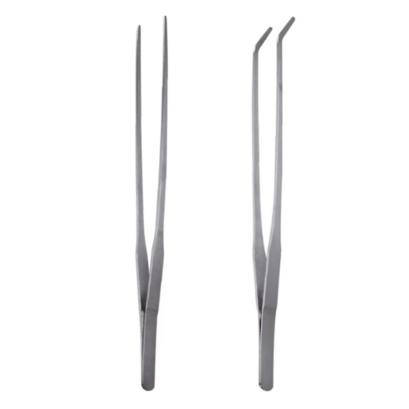 Multifonction Aquarium accessoires courbe Aquarium pince à épiler Aquarium plante crevettes récif pince à épiler poisson acier inoxydable réservoir nettoyant