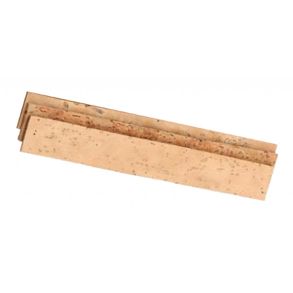 3x Wood Clarinet Natural Neck Cork Sheet Bb Clarinet Accessory 81 x 11 x 2mm