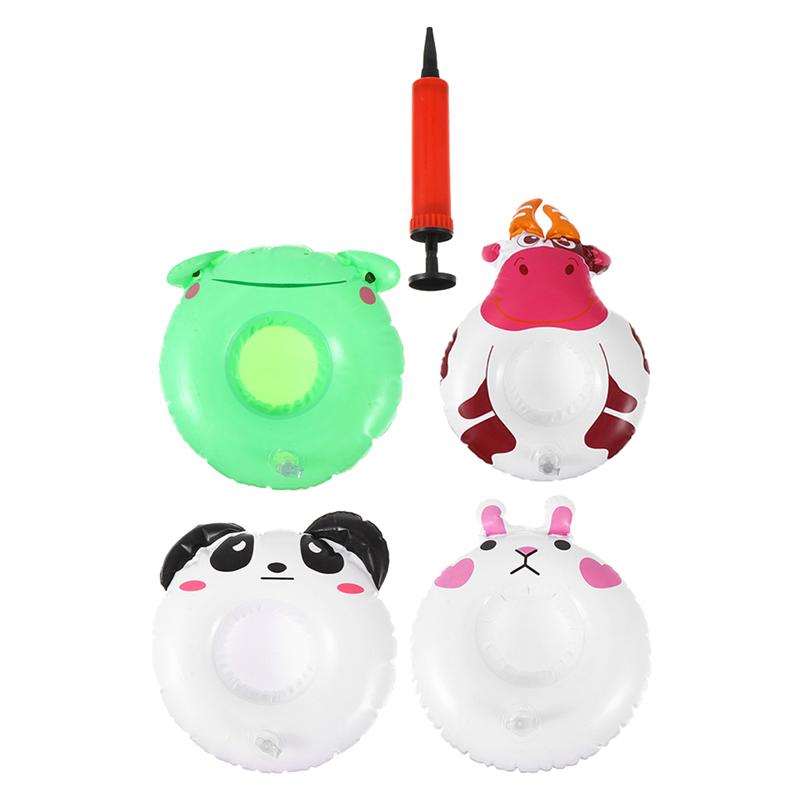 1 Set Inflatable Cup Holder Swimming Pool Drink Cup Stands Water Pool Cup Mats: Default Title