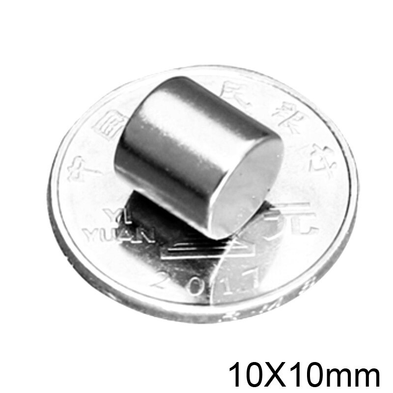 5/10/20/30/50 stuks 10x10 mm Zeldzame aardemagneten Dia 10x10mm Ronde schijfmagneet 10mmx10mm Permanente Neodymium magneet 10*10