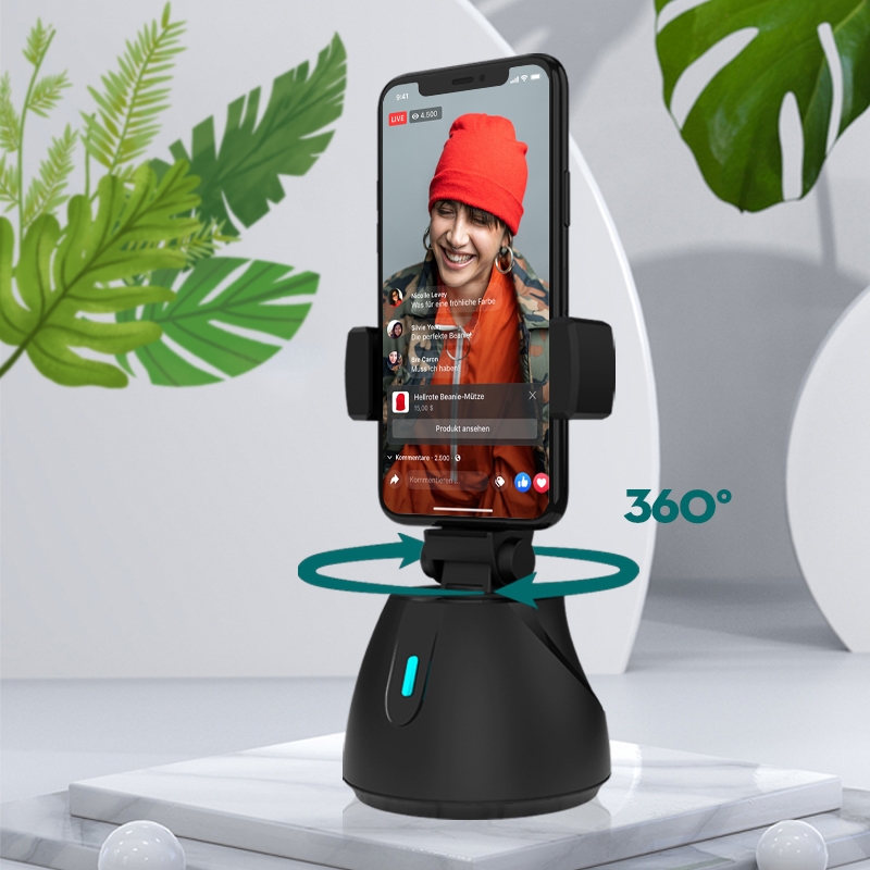 Smart Face Tracking Selfie Stok Statief All-In-One Camera Gimbal 360 ° Rotatie 54DB