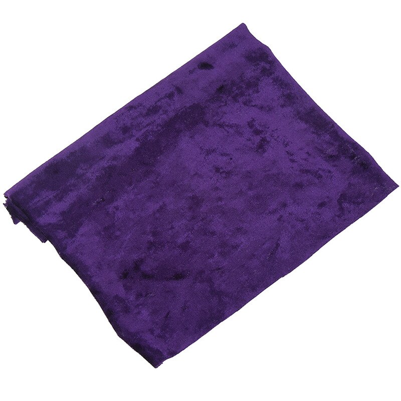 A4 fløjl 29 x 21cm stof polyester spandex fleksibelt stof diy håndlavet syemateriale: Mørke lilla
