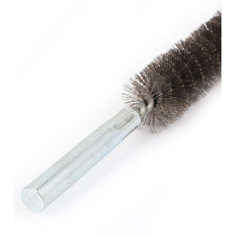 17cm Length 20mm Diameter Stainless Steel Wire Tube Cleaning Brush