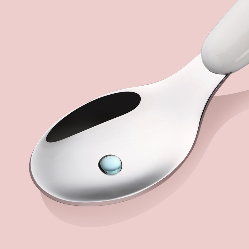 2Pc Portable Box Packed 304 Stainless Steel Kids School Lunch Use Fork and Spoon Cutlery Set Children Feeding Inox Flatware Set