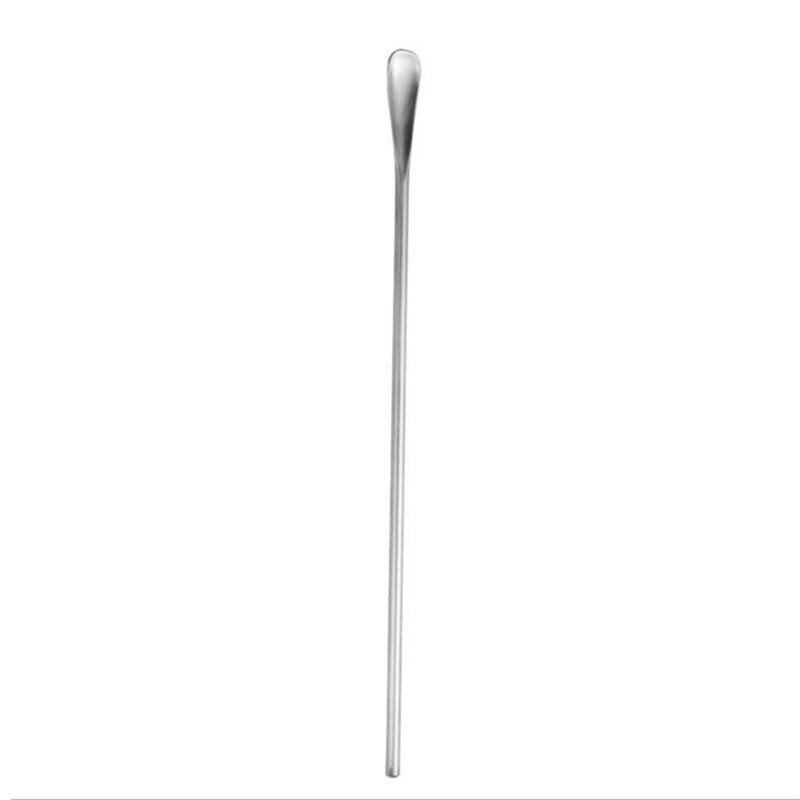 Stainless Steel Spoons For Cooking Honey Server Tea Coffee Stirring Spoons Paint Color Honey Tea Scoops Coffee Accessories: long silver