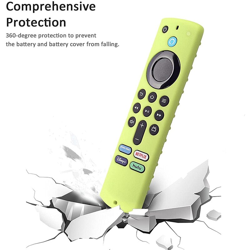 Für Feuer TV Stock 3Rd Generation Stimme Fernbedienung Silikon fallen Licht Gewicht Nicht-Unterhose Stoßfest Mit Gurt