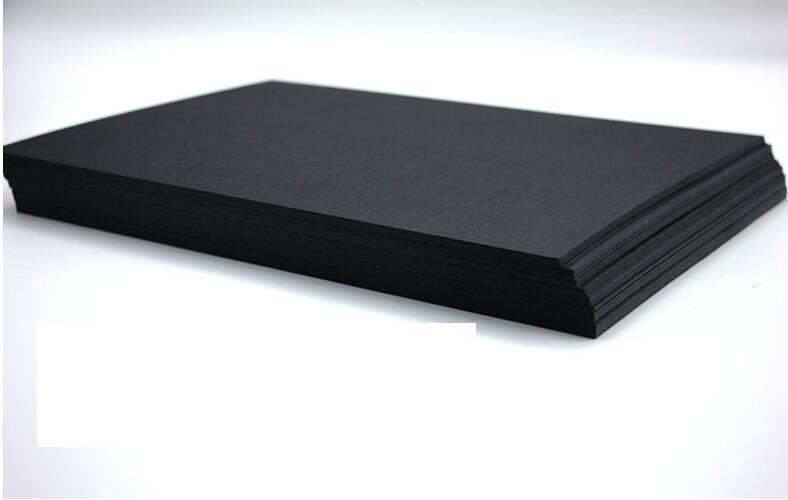 50-100 ark!  a5 a4 tyk sort papir pap karton blank 400 gsm diy kortfremstilling