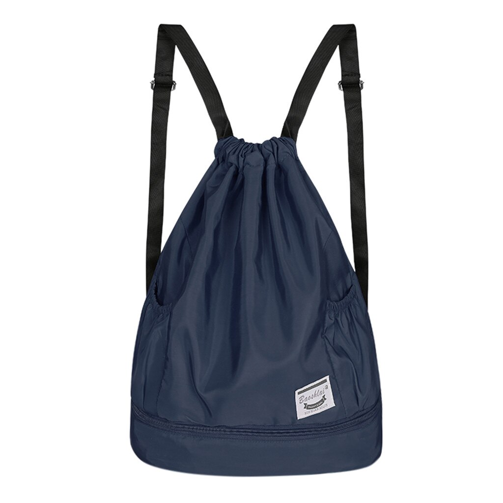 Small Drawstring Bag Sport Gym Sack Unisex Waterproof Running Cycling Hiking Outdoor Nylon Backpack Sports Bag For Men And Women: BU
