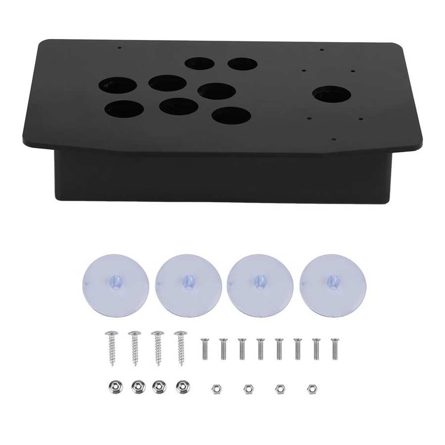 Diy Zwart Arcade Joystick Vervanging Acryl Panel Case Handvat Voor Arcade Game Kit Stevige Constructie Eenvoudig Te Installeren