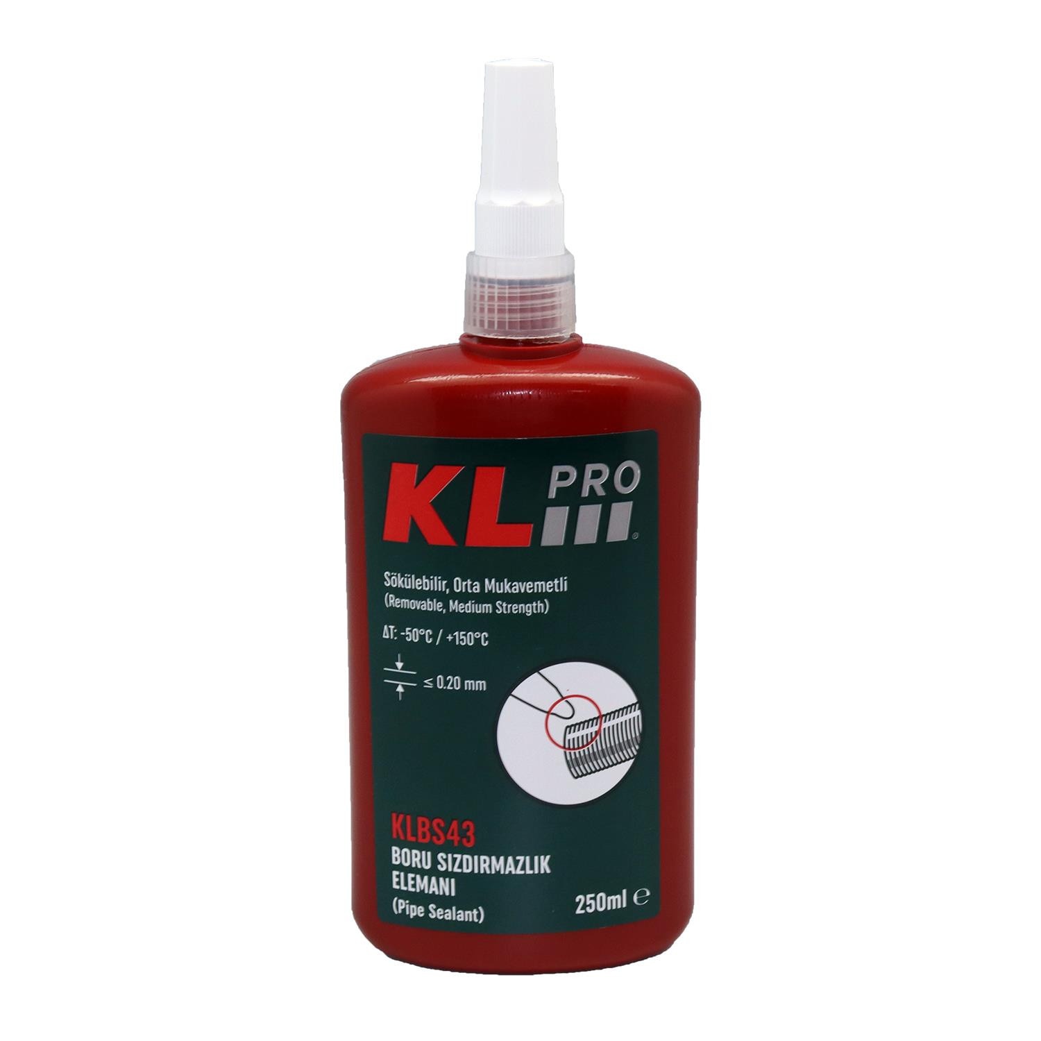 Klpro klbs 43-250 250ml rör tätningselement