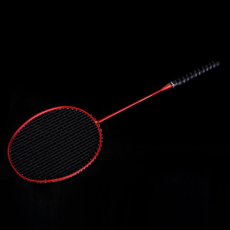 Ultralight 6U Badminton Racket Carbon Portable Free Grips Sports