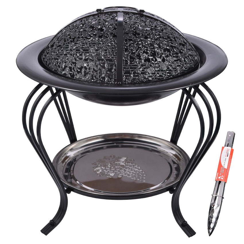 Barbecue Oven Portable Charcoal Brazier BBQ Grill Cooker Multi-Purpose Camp Heating Coal Brazier Outdoor Coal Charcoal Stove