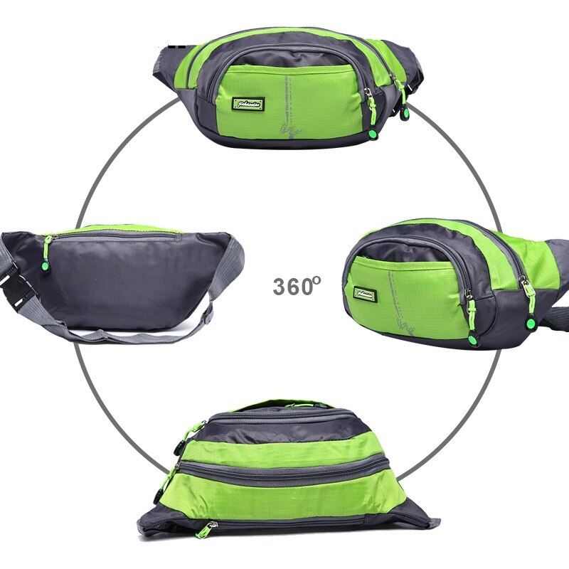 Vrouwen Fanny Pack Heuptas Mannen Oxford Bum Bag Hengreda Lichtgewicht Hip Sling Bag Met 3 Rits Zakken Voor reizen