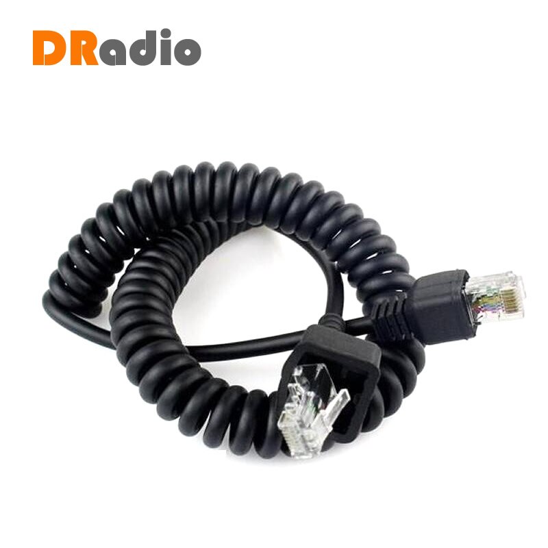 8 broches Main Micro Haut-Parleur Câble Micro Ligne pour Kenwood TK-868G TK-768G TK-862G TK-762G TK-7100 Talkie-walkie