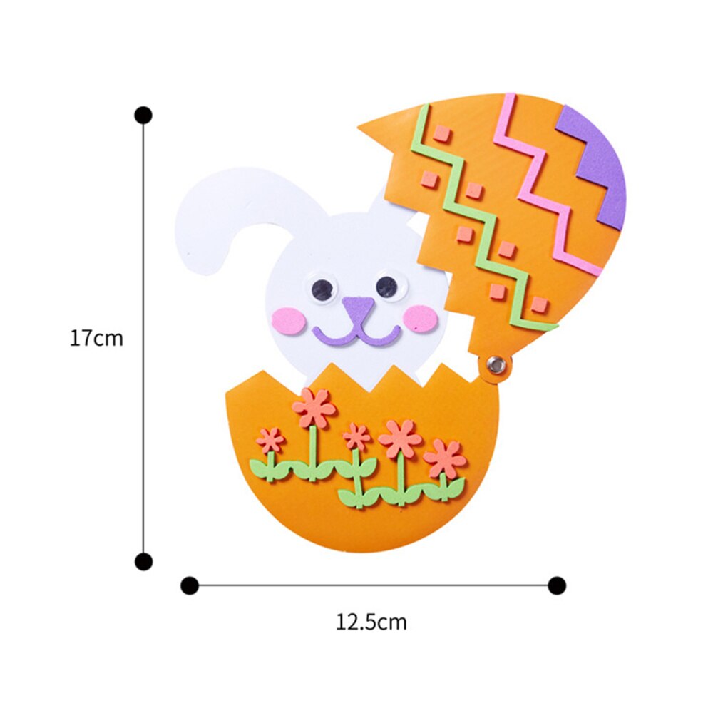4PCS Easter DIY Material Kit Educational Easter Egg Making Material for Child Kids Girl