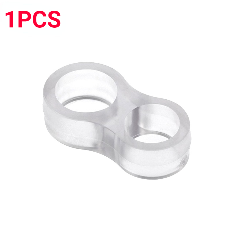 Griffe Türstopper Silikongel Türstopper Transparenter Wandschutz Türknauf Stoßstange Möbelschutz Pad Griff Puffer: Silber