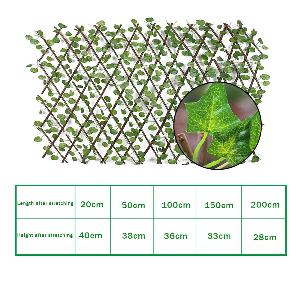 Artificial Garden Plant Fence UV Protected Privacy Screen Outdoor Indoor Use Garden Fence Backyard Home Decor Greenery Wall Deco