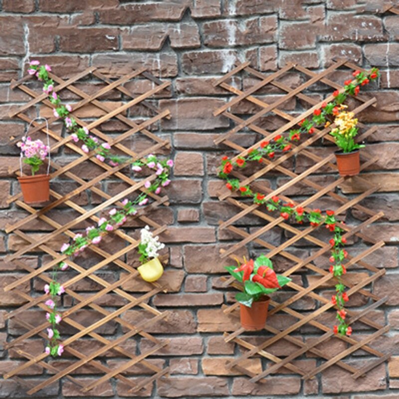 Utvide tre hage vegg gjerde panel plante klatre espalier støtte dekorativ hage gjerde hjem hage dekorasjon