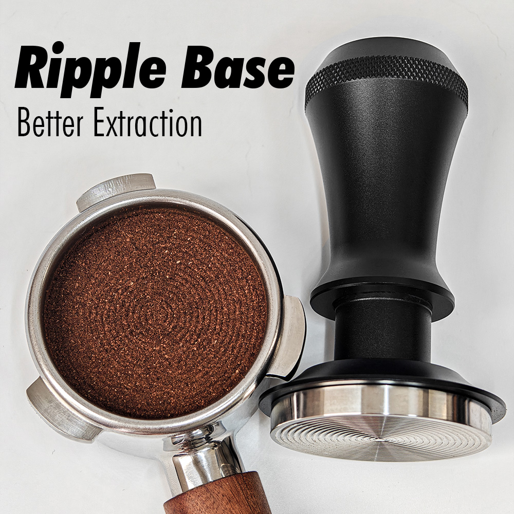 Kaffeestampfer mit doppelter Feder, WDT, Kaffeerührwerkzeug, Tampermatten-einstellen, 30 Pfund, konstanter Druckbelastung, Espresso-Stampfer 51 53 54 58 mm