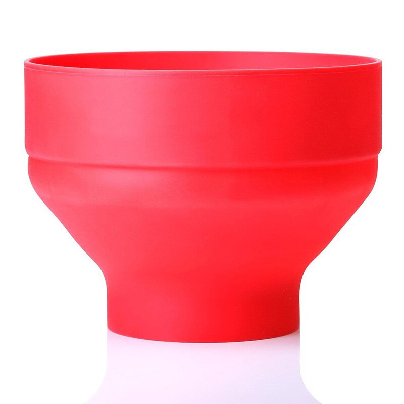 1Piece Microwaveable Popcorn Maker Pop Corn Bowl With Lid Microwave Safe Kitchen Bakingwares DIY Popcorn Bucket