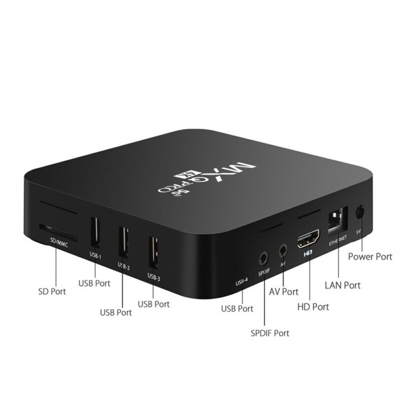 4K Netwerk Speler Set-Top Box Home Afstandsbediening Doos Smart Media Speler Tvbox Smart Android Tvbox Set-Topbox 2022