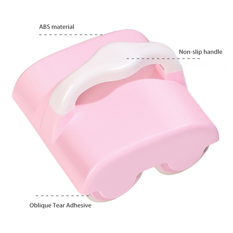 Kleding Lint Remover Sofa Tapijt Pet Hair Remover Wollen Jas Meubels Roller Borstel Thuis Slaapkamer Bed Mat Stof Roller: Pink