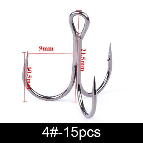 FTK-anzuelos triples para pesca de lubina, soporte para señuelos, atado de moscas, juego de anzuelos de manivela, anzuelo con aguja de agua salada: Gris claro