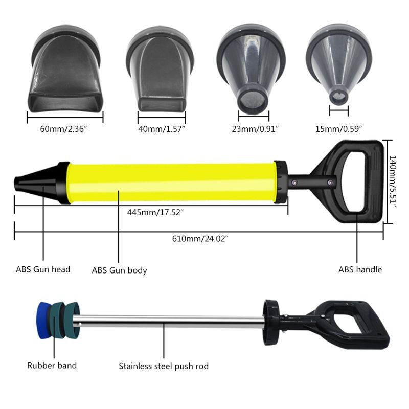 Calfeutrage ciment chaux pompe jointoiement mortier pulvérisateur applicateur coulis outils de remplissage avec 4 buses N11 20 directe