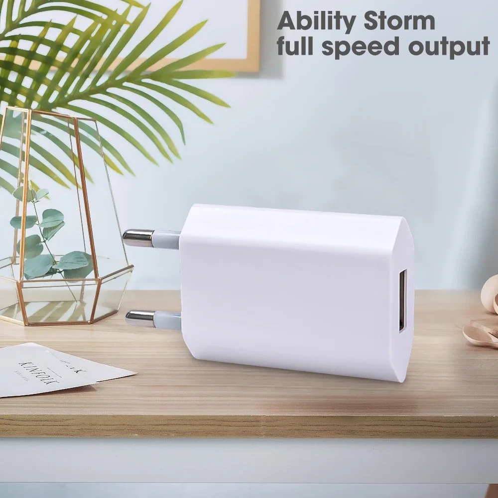 2-5 stuks 5v 1a eu ac thuis- en reis-usb-wandlader voor iphone 6 7 8 plus x  xr 11 12 13 14