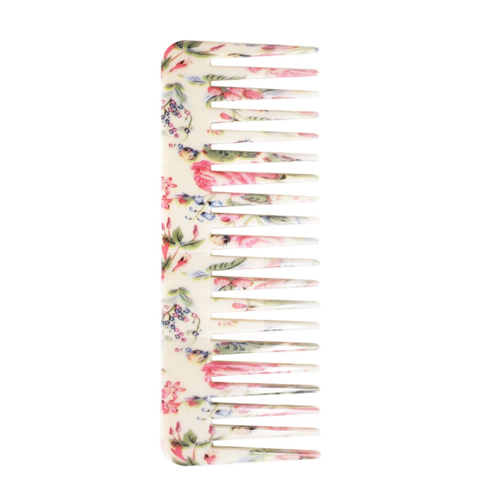 Plastic Detangling Scalp Massage Comb Wet Dry Shower Rake Comb Detangler Hair Combs: Without Handle