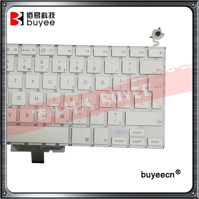 Teclado de canadiense Original para Macbook Air de 13 ", A1181, años, reemplazo de teclado de ordenador portátil de Canadá, blanco y negro