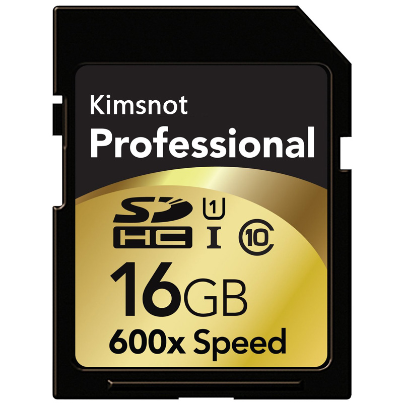 Kimsnot-tarjeta de memoria SDXC de alta velocidad, dispositivo de memoria SD de Clase 10, 16GB, 64GB, 600 GB, 256GB, 90 mb/s, uhs-1For, Canon, Nikon, DSLR, 128x32GB: 16GB