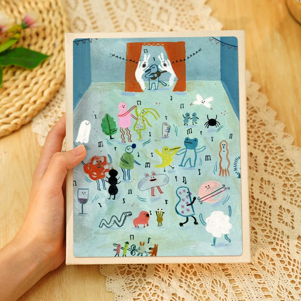 Álbum de fotos de 200 páginas y 6 pulgadas, álbum conmemorativo para Festival, almacenamiento de tarjetas, almacenamiento de fotos para el hogar para registros de crecimiento de niños: green