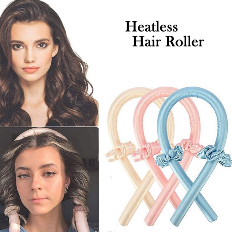 Papilotki kobiece narzędzia robić włosów jedwabne opaski robić curlingu papilotki bez ciepła formy faliste mokre i faliste wiązki kędzior bar narzędzia robić włosów