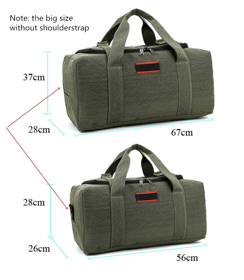 Canvas Reistas Weekend Tas Grote Capaciteit Weekendtas Schouder Mannen Waterdichte Messenger Bags Vrouwen Reizen Tote
