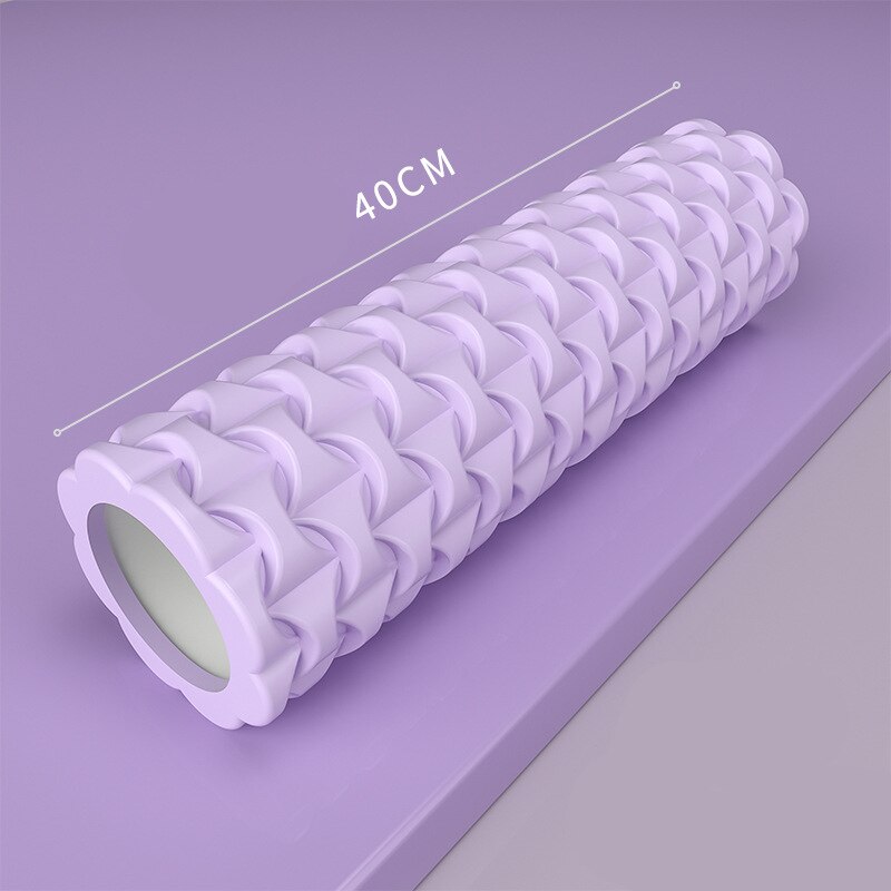 Rullo di schiuma di forma fisica della palestra della colonna di Yoga Pilates esercizio di Yoga rullo di massaggio muscolare posteriore rullo di Yoga morbido rullo muscolare trasporto di goccia: Beige
