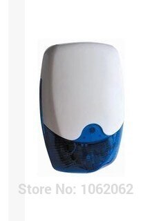 Sirena inalámbrica para exteriores, resistente al agua y a los rayos UV, con batería de respaldo para sistema de alarma de casa, seguridad para el hogar
