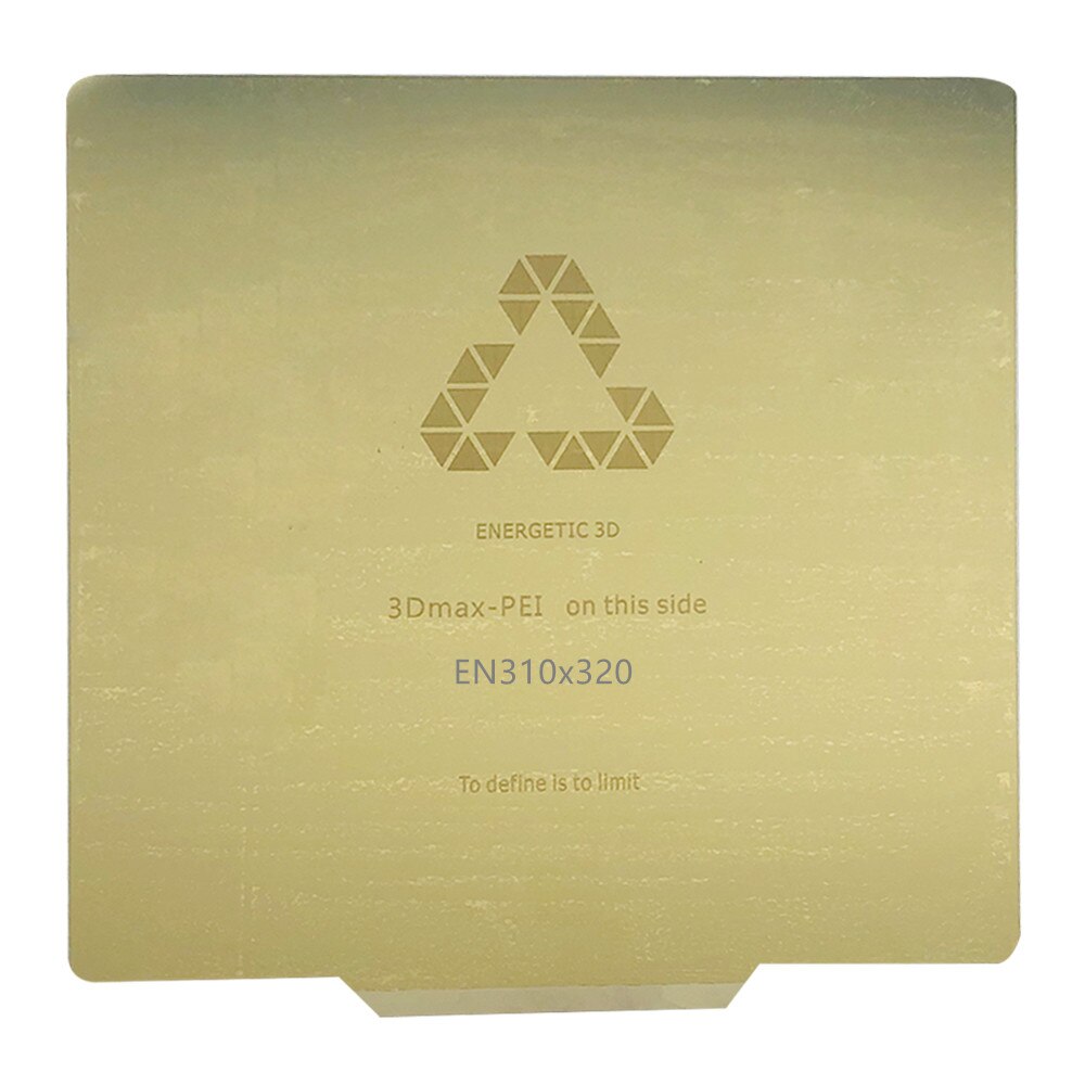 Energiczna nowa drukarka 3D 320x310mm podgrzewane łóżko ze stali sprężynowej z płytą PEI powierzchnia do zabudowy platforma dla CR-10S Pro,CR-X gorące łóżko